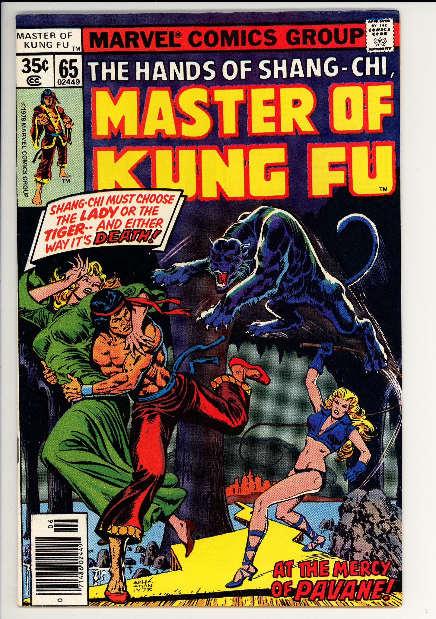 Master Of Kung Fu #65 FN- Marvel (1978) - Jim Craig, Doug Moench Art/Story