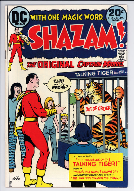 Shazam #7 FN DC (1973) - Denny O'Neil, C.C. Beck Art/Story