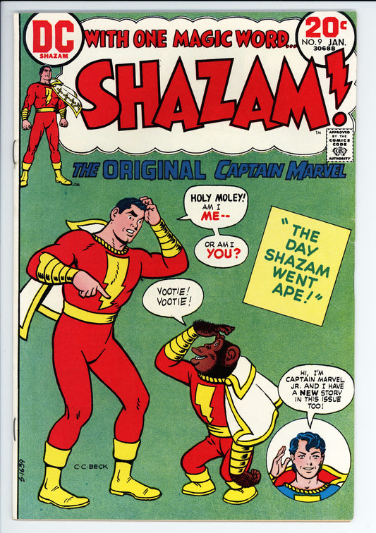 Shazam #9 FN- DC (1974) - Denny O'Neil, C.C. Beck Art/Story