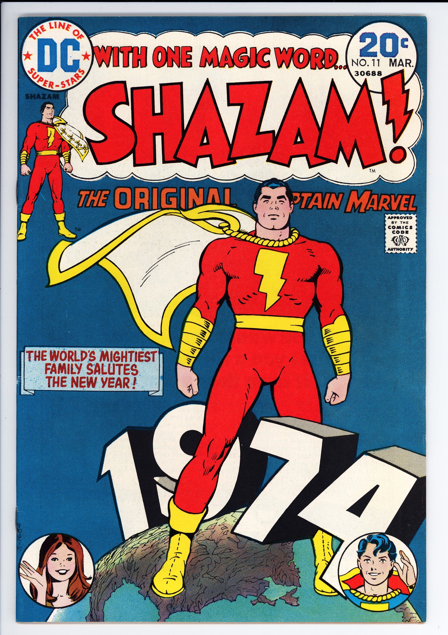 Shazam #11 FN- DC (1974) - Nelson Bridwell, Bob Oksner Art/Story