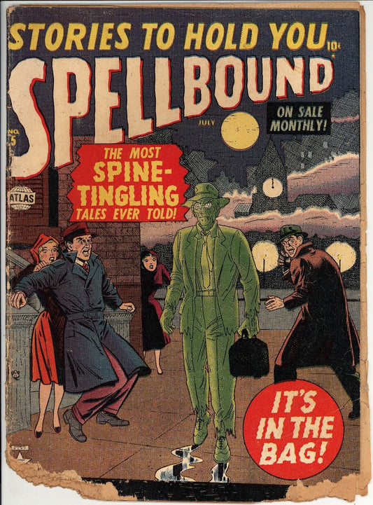 Spellbound #5 PR/FR Atlas (1952) - Sol Brodsky Pre-Code Cover Art