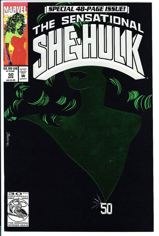 Sensational She-Hulk #50 VF+ Marvel (1993) - Foil Cover