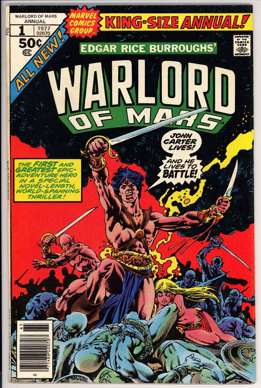 Warlord Of Mars Annual #1 FN Marvel (1982)