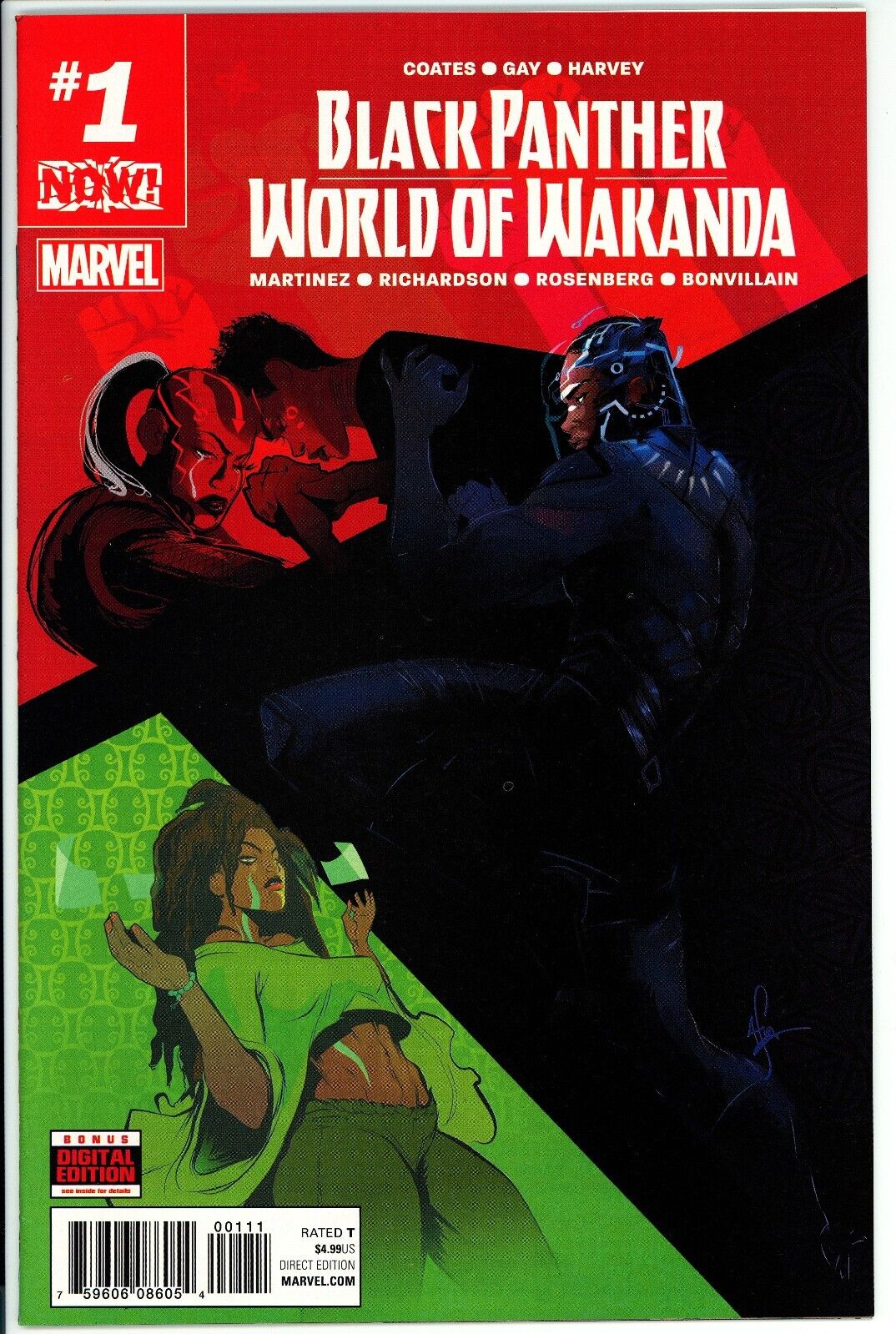 Black Panther World Of Wakanda #1 VF+ Marvel (2017) -1st App Of Mistress Zola