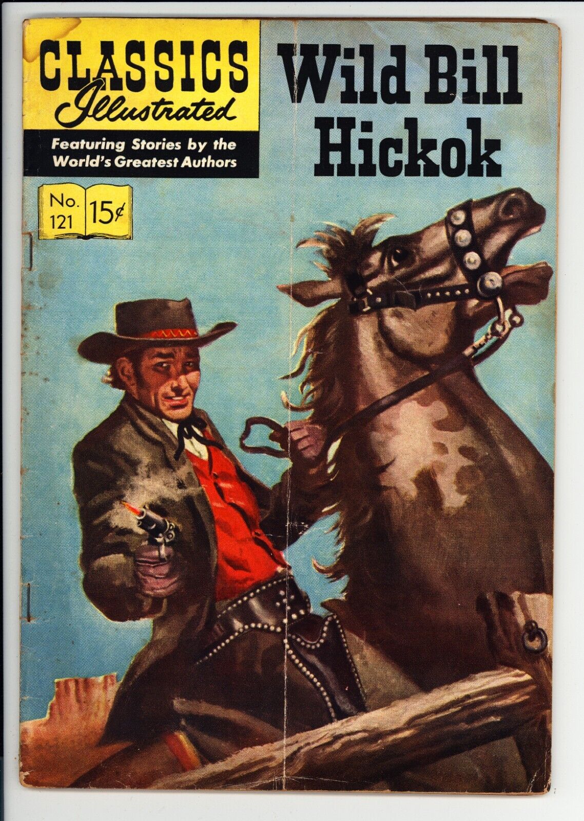 Classics Illustrated #121 VG- (1954) - Wild Bill Hickok - HRN122 1st Print