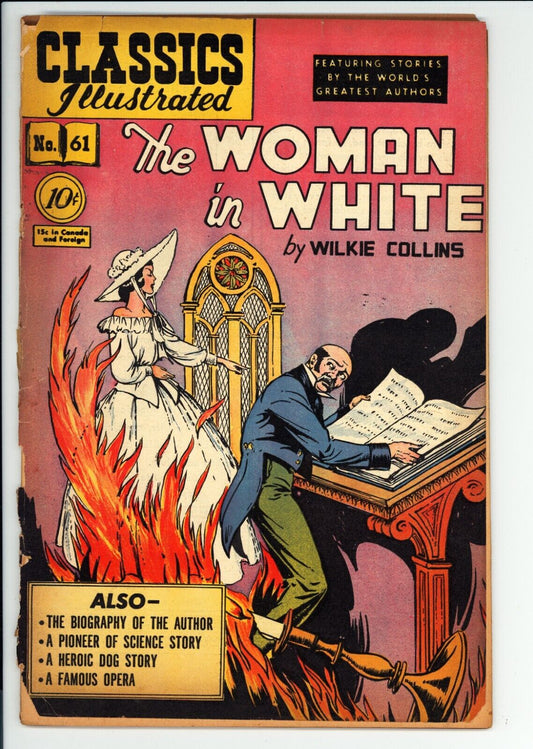 Classics Illustrated #61 FR (1949) - Woman In White - HRN 62 1st Print