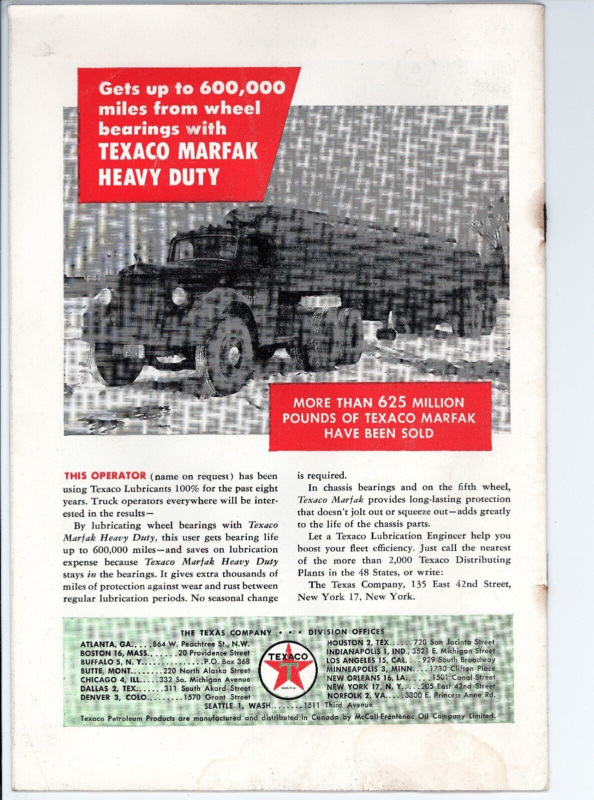 Texaco Lubrication February 1956 Vol. 42 GD/VG - Vintage Engineering Magazine