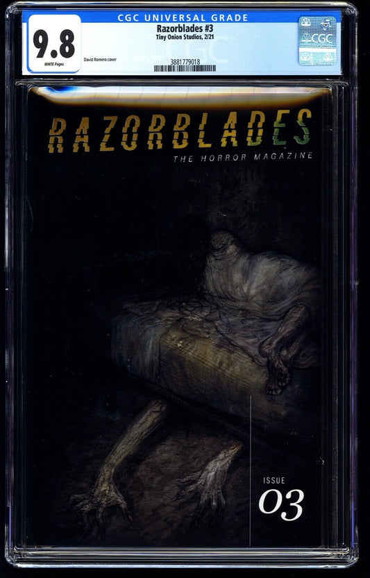 Razorblades Magazine #3 CGC 9.8 Tiny Onion Studios (2021) - Limited To 500