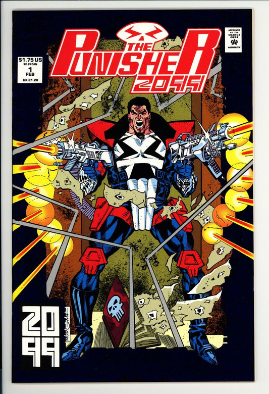 Punisher 2099 #1 VF+ Marvel (1993) -1st App Of Punisher 2099, Kron Stone