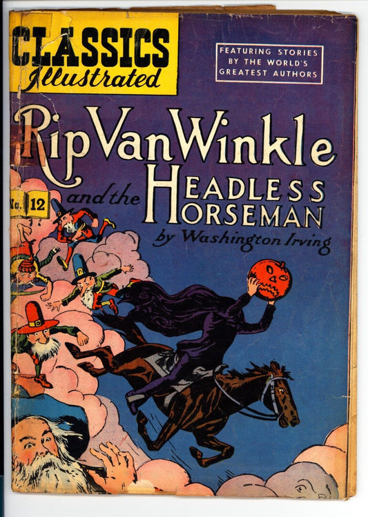 Classics Illustrated #12 FR (1963) - Rip Van Winkle - HRN 60 6th Print