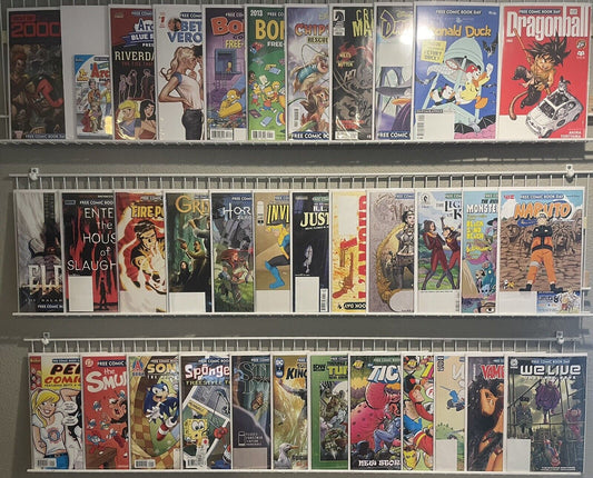 FCBD Misc Lot Of 35 Comics FN To VF/NM - Archie, Bongo Comics, TMNT+