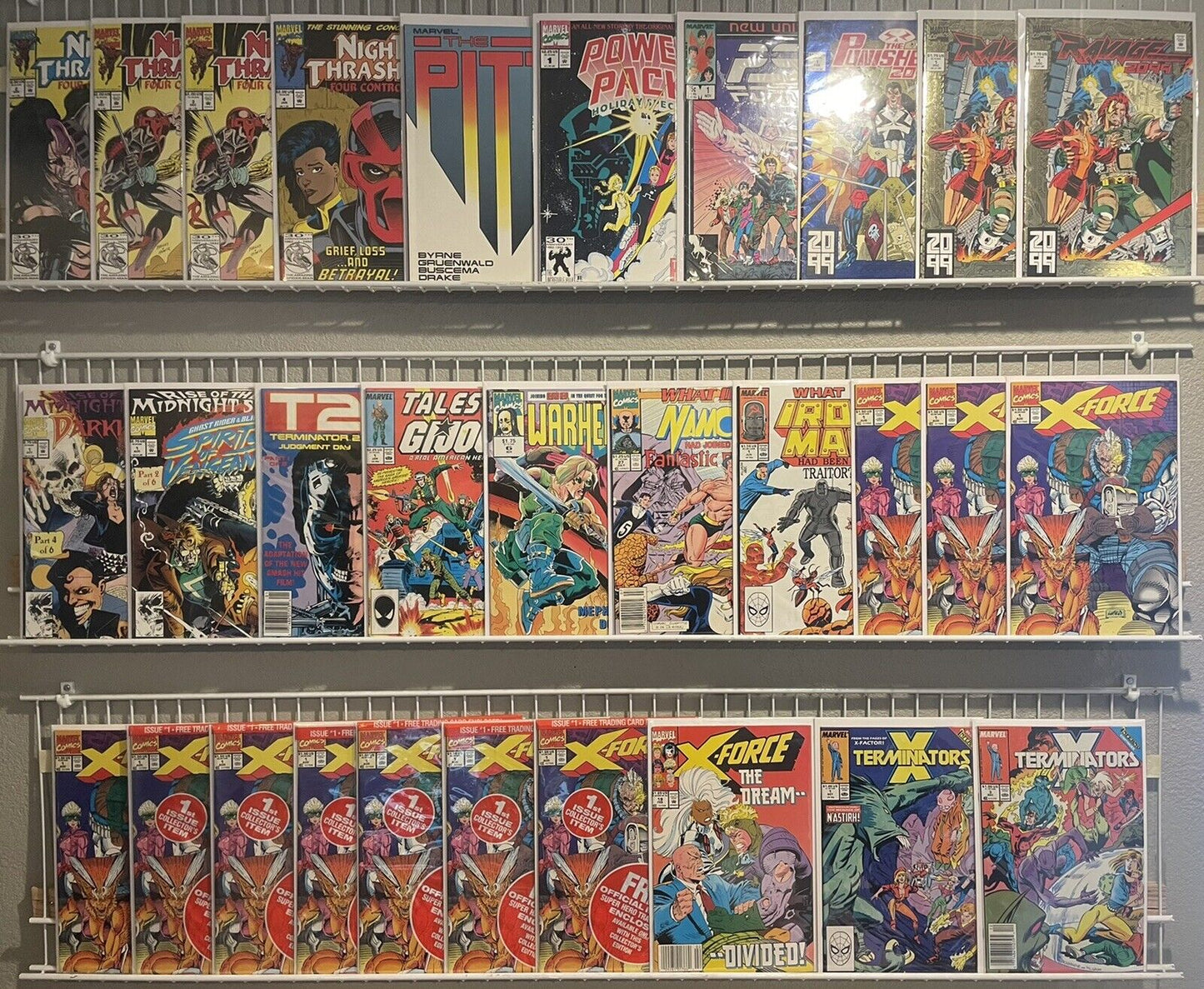 Misc Marvel Copper Super-Hero Comic Lot Of 62 FN- To VF+ - #1's, One-Shot's+