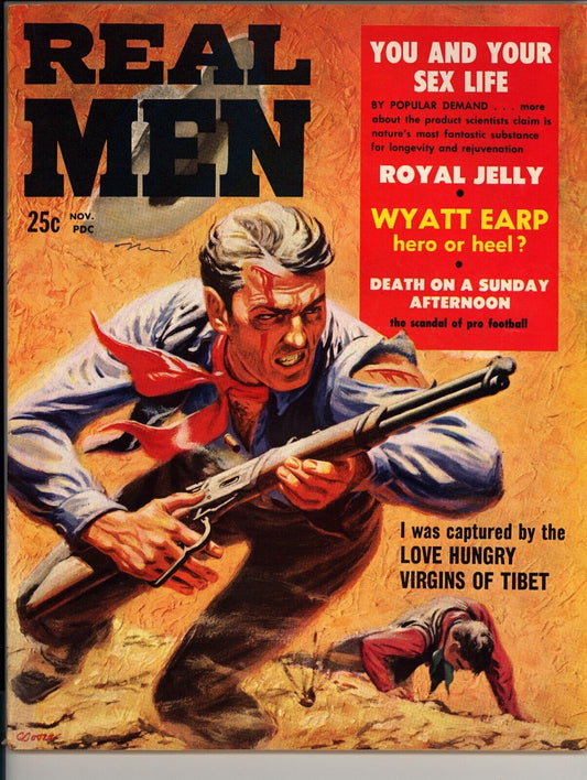 Real Men November (1957) FN+ - Men's Adventure Pulp Magazine