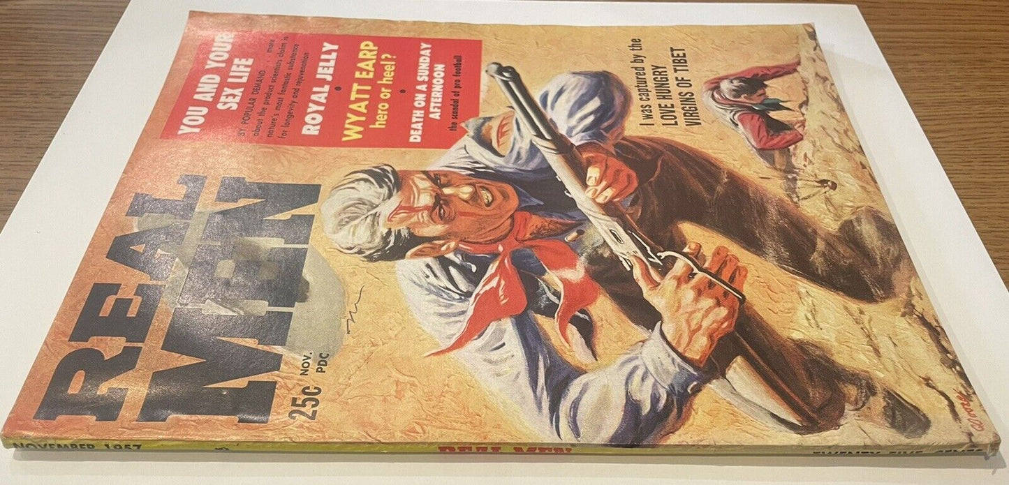 Real Men November (1957) FN+ - Men's Adventure Pulp Magazine