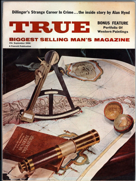 True Magazine September (1956) VG- - Men's Adventure Pulp Magazine