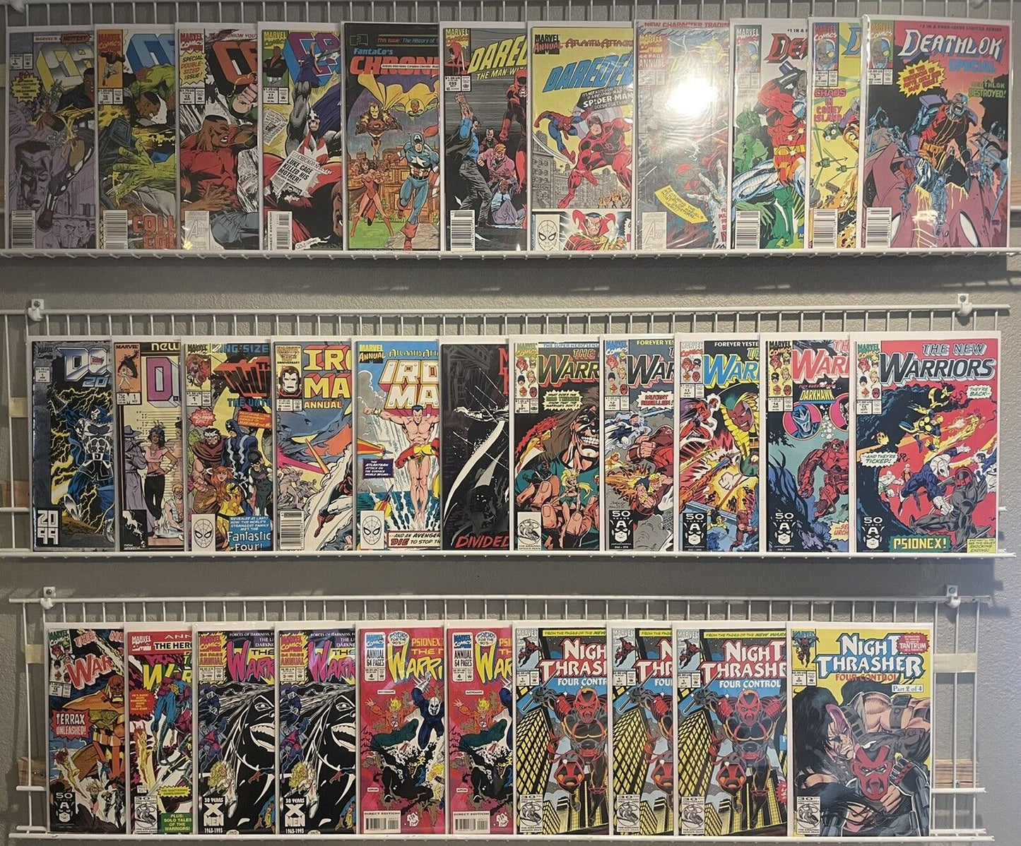 Misc Marvel Copper Super-Hero Comic Lot Of 62 FN- To VF+ - #1's, One-Shot's+
