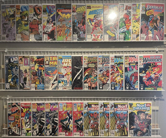 Misc Marvel Copper Super-Hero Comic Lot Of 62 FN- To VF+ - #1's, One-Shot's+